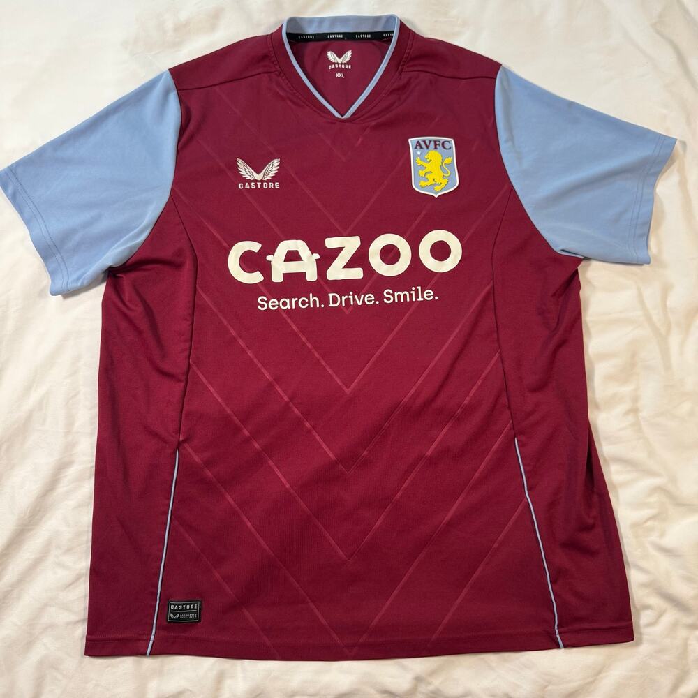 Aston Villa 2022 2023 Home Football Shirt Soccer Jersey Castore Size XXL